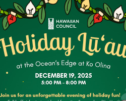Holiday Lūʻau with the Hawaiian Council