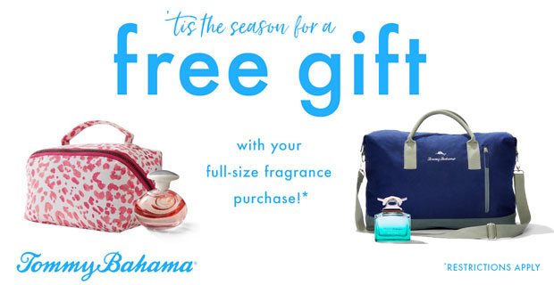 Free Gift with Fragrance Purchase at Tommy Bahama